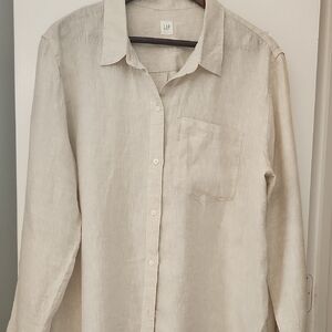 GAP Linen Button-Up Shirt